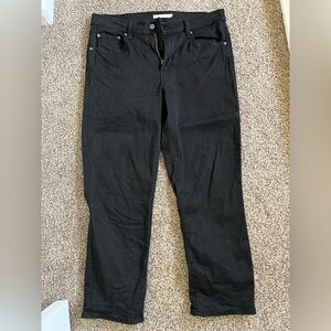Women’s Levi’s 724 Black Jeans